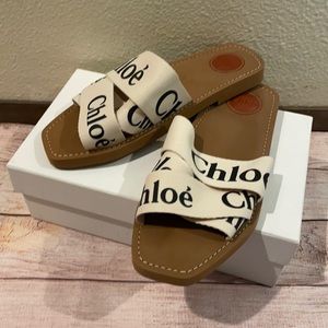 Chloe Sandals- Logo Slides